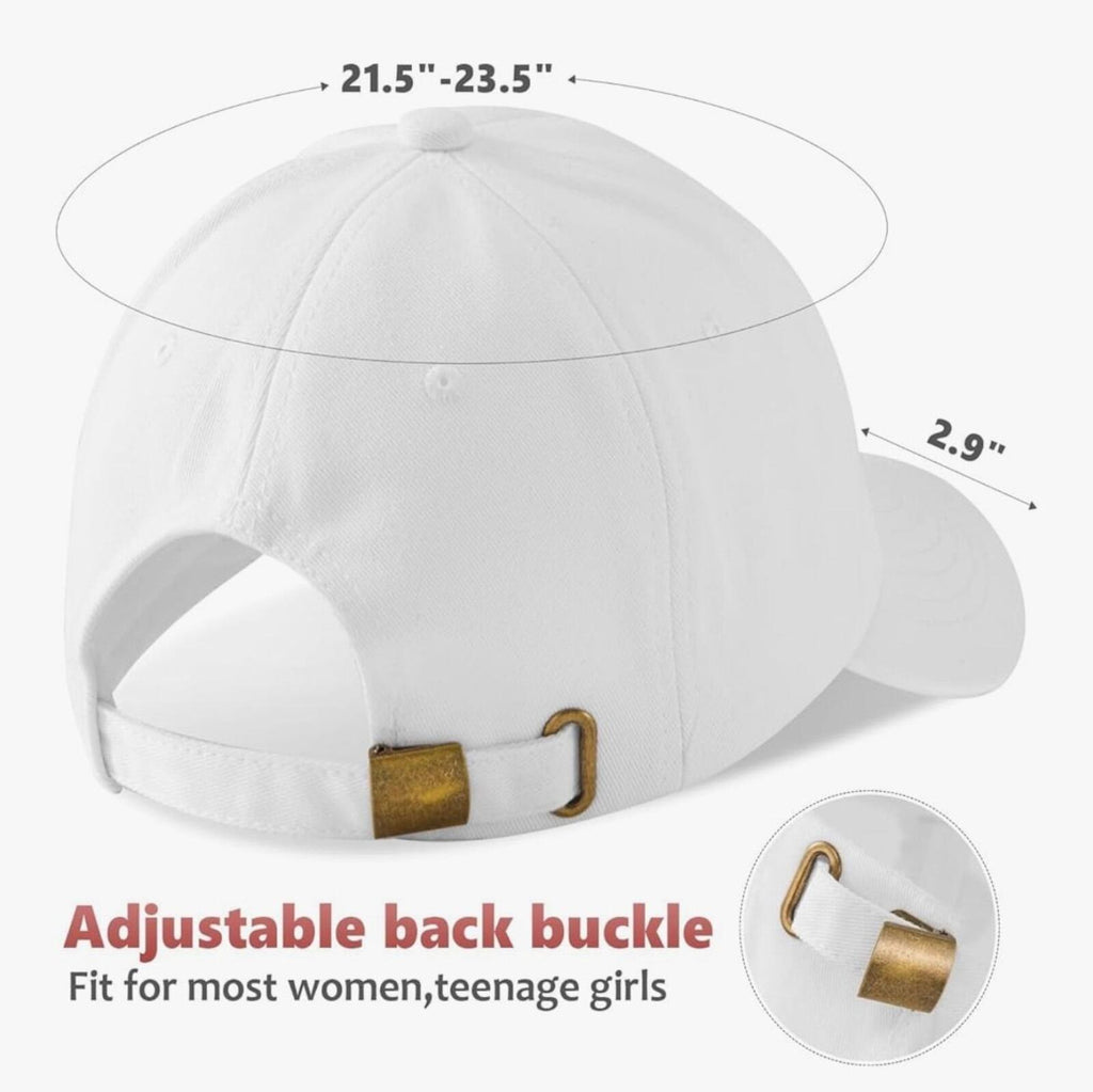 R178 New Meinicy Initial "T" Adult baseball cap, adjustable white R0000178
