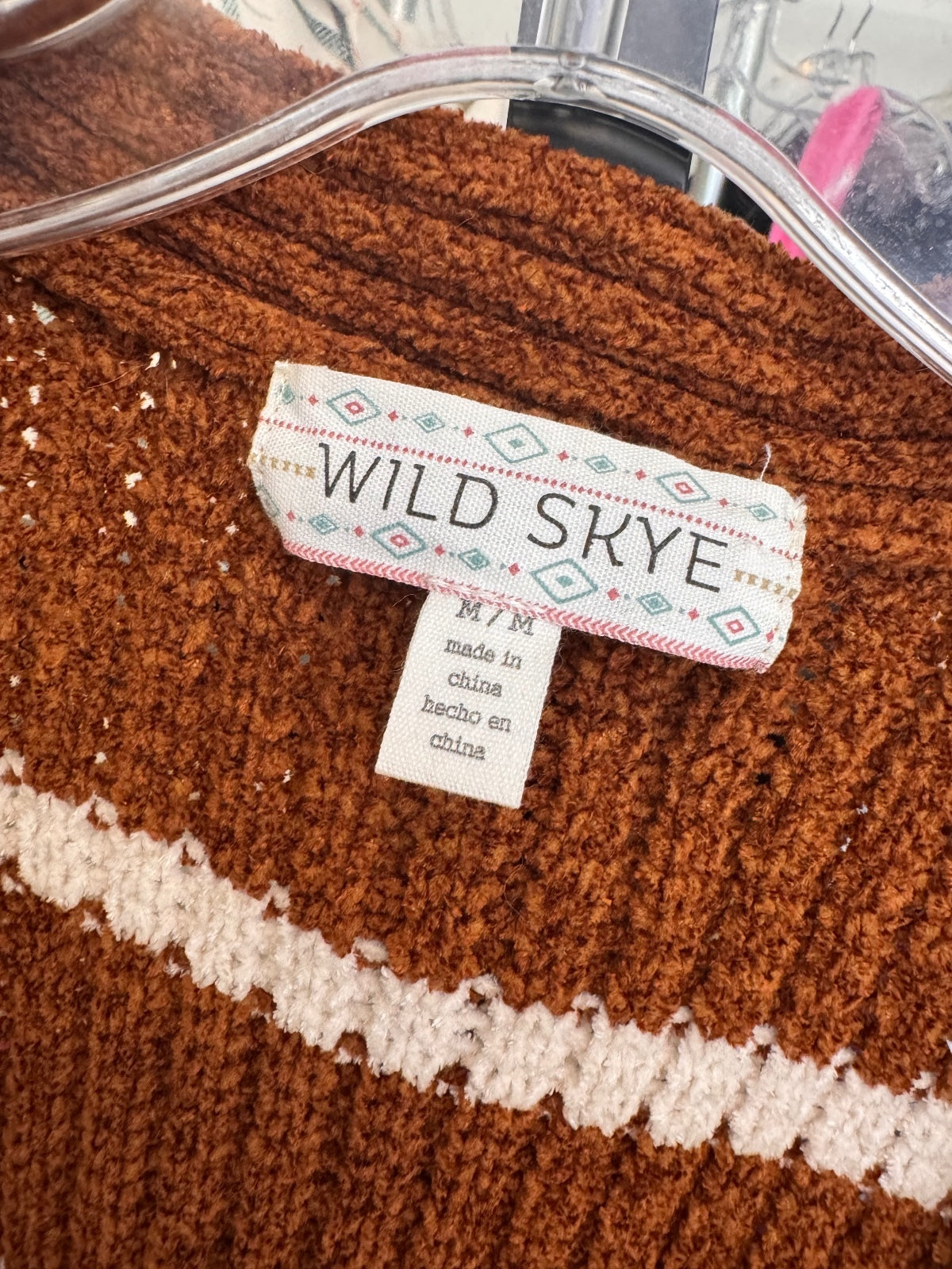 1260 Wild Skye Medium Soft Cozy Striped Open Front Cardigan A0001260