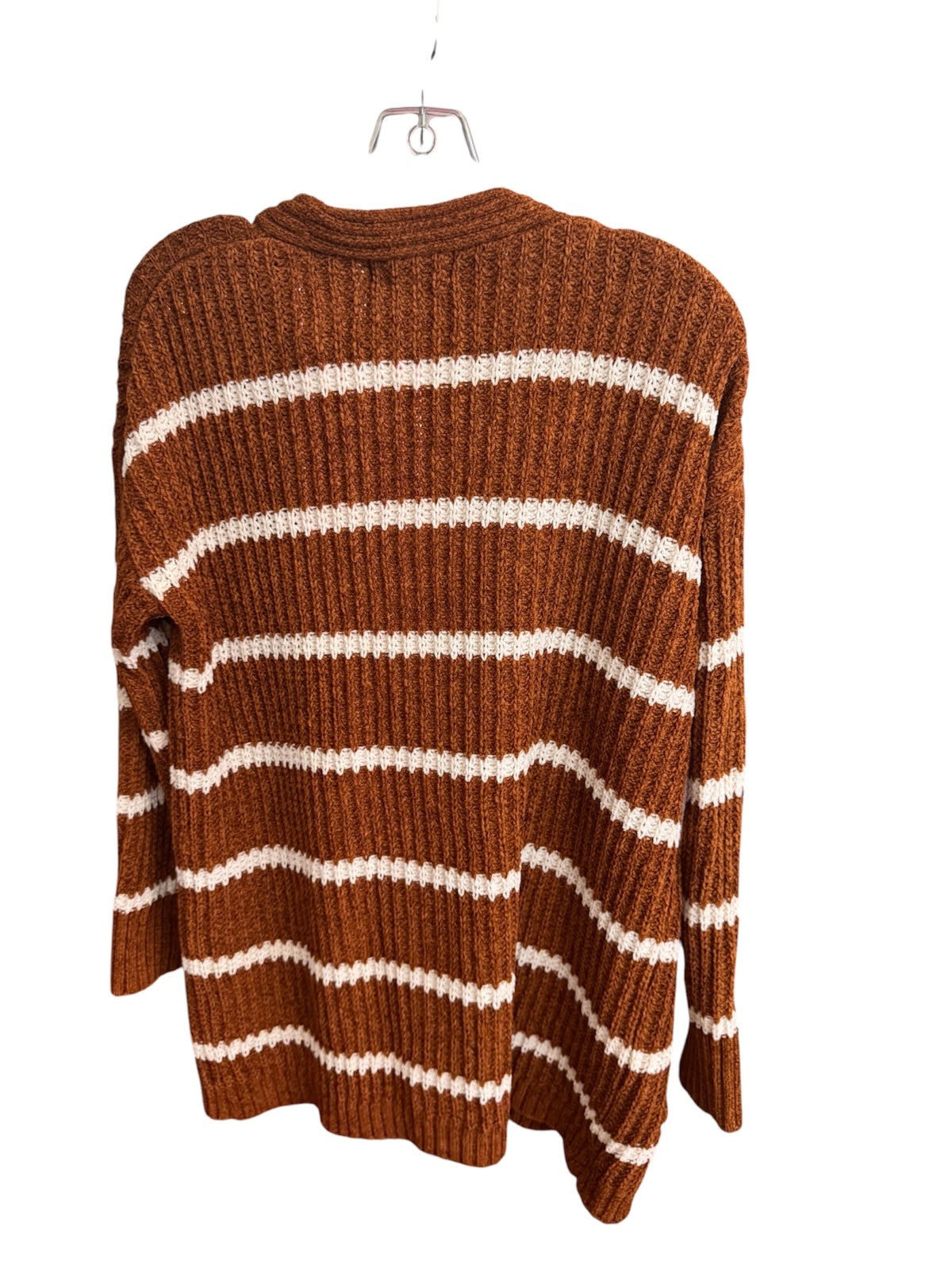 1260 Wild Skye Medium Soft Cozy Striped Open Front Cardigan A0001260