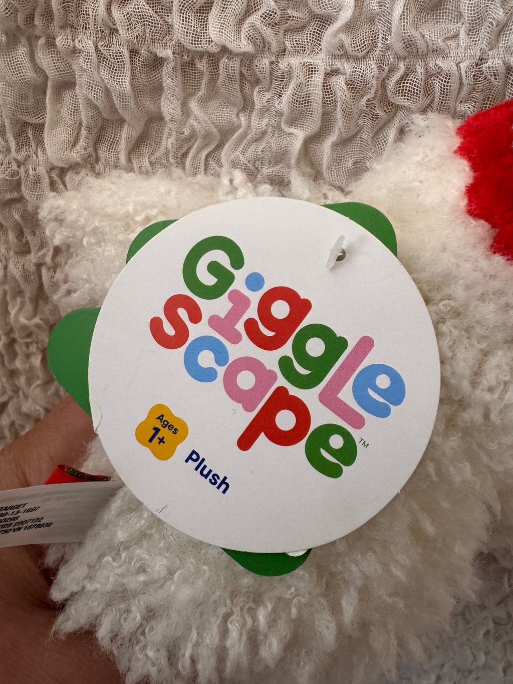 1048 New Giggle Scape 9” Plush Abominable Snowman Stocking Stuffer A0001048