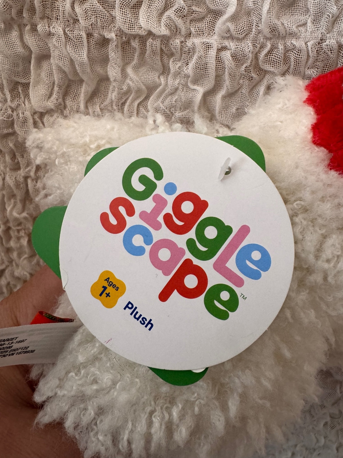 1048 New Giggle Scape 9” Plush Abominable Snowman Stocking Stuffer A0001048