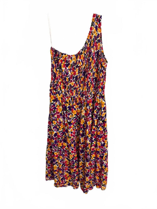 1032 NWT Pinup Fashion XL 19-22” Ptp Callout One-Shoulder Dress $20MSRP A0001032