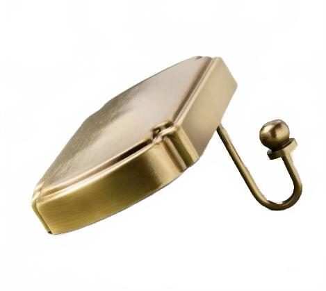 1289 NWT Hearth & Hand with Magnolia Brass Stocking Holder, 1 Count | A0001289