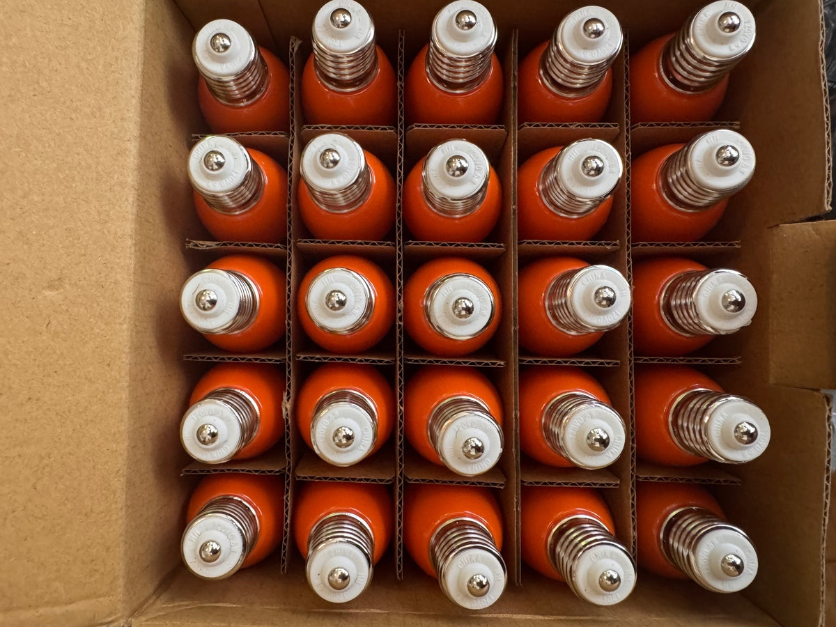 1092 New Abela C9 Orange Light Replacement Bulbs 25 Pack A0001092