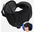 Sarisun Travel Pillow with Eye Mask in All Black $20 MSRP | A0001301