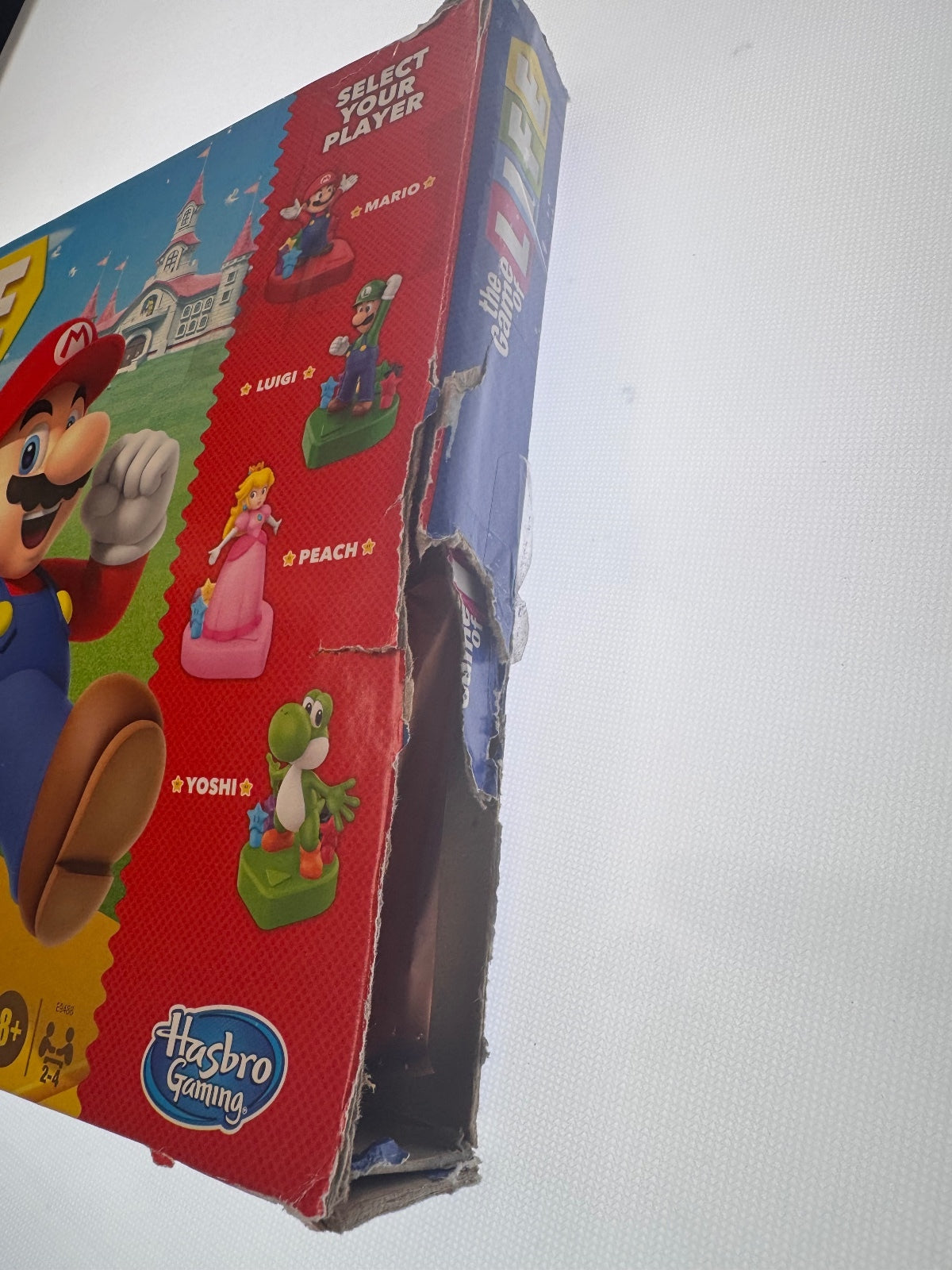 NWOT Game of Life Super Mario Edition Board Game (box damage) A0001361