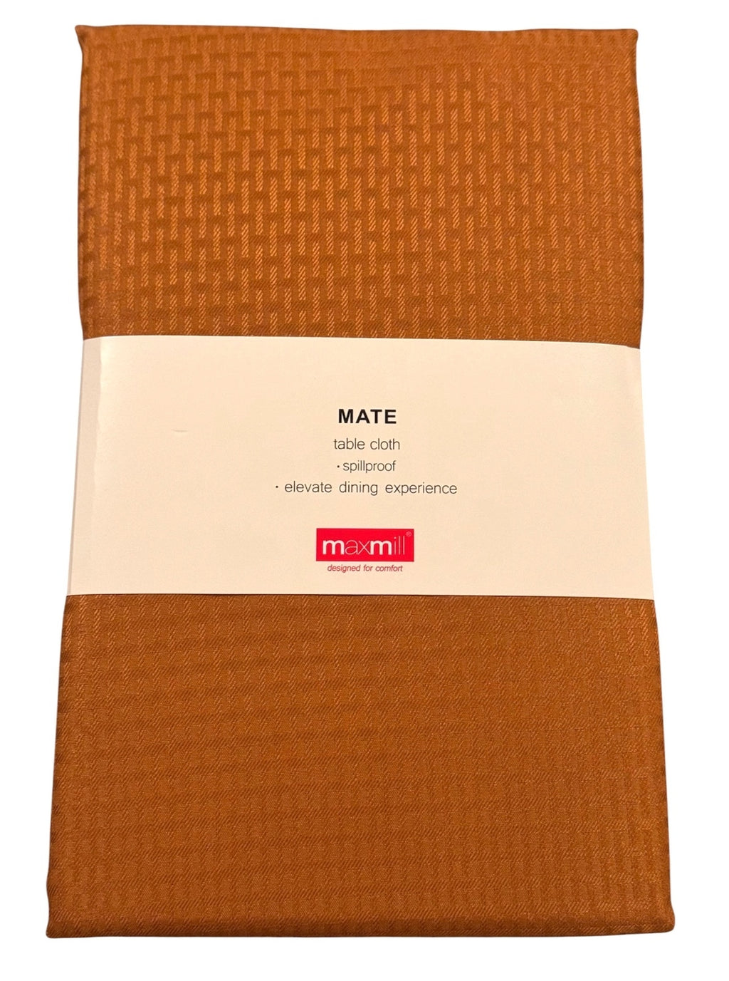 1079 New Maxmil Mate Spillproof Table Cloth in Amber 60"x120" MSRP $23 A0001079