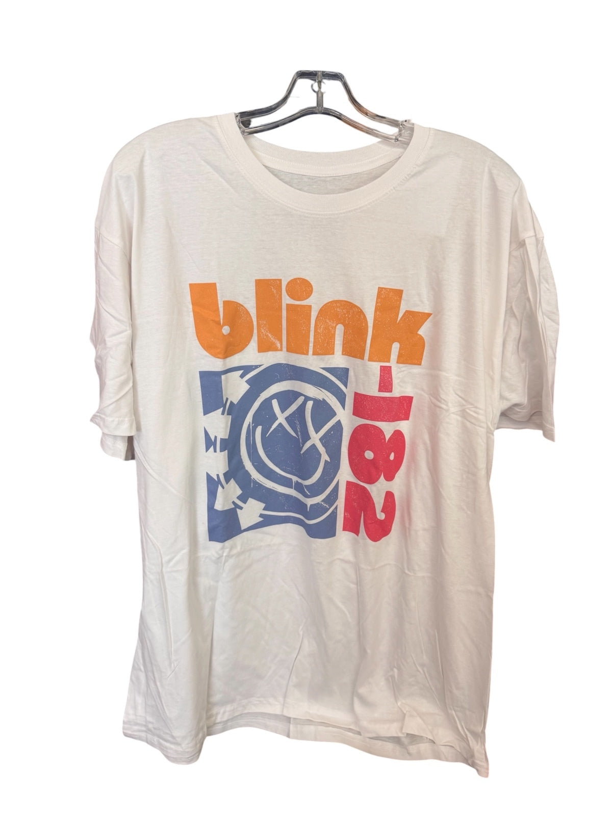 1098 NWT Blink-182 Graphic 2XL T-Shirt Plus Size 26" PTP Boyfriend Fit A0001098
