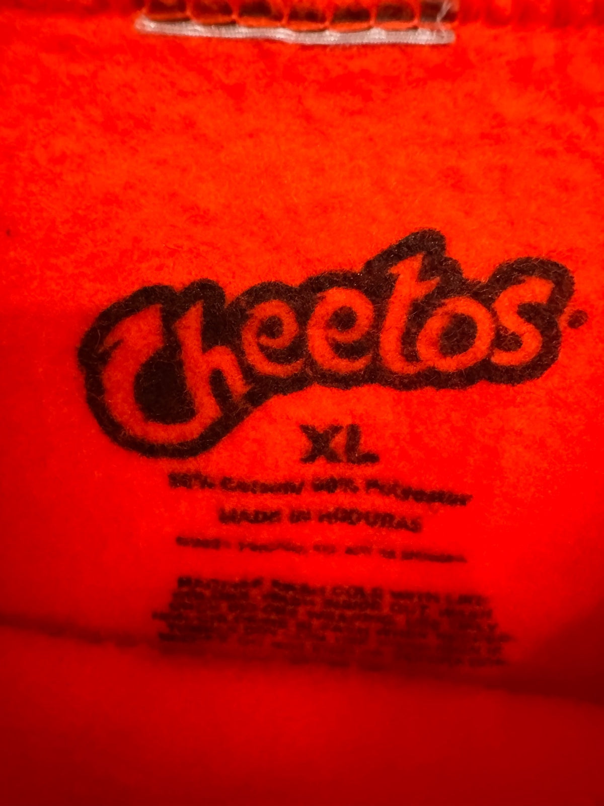 1025 Cheetos XL #SweaterWeather 26" PTP Orange Crewneck Sweatshirt A0001025