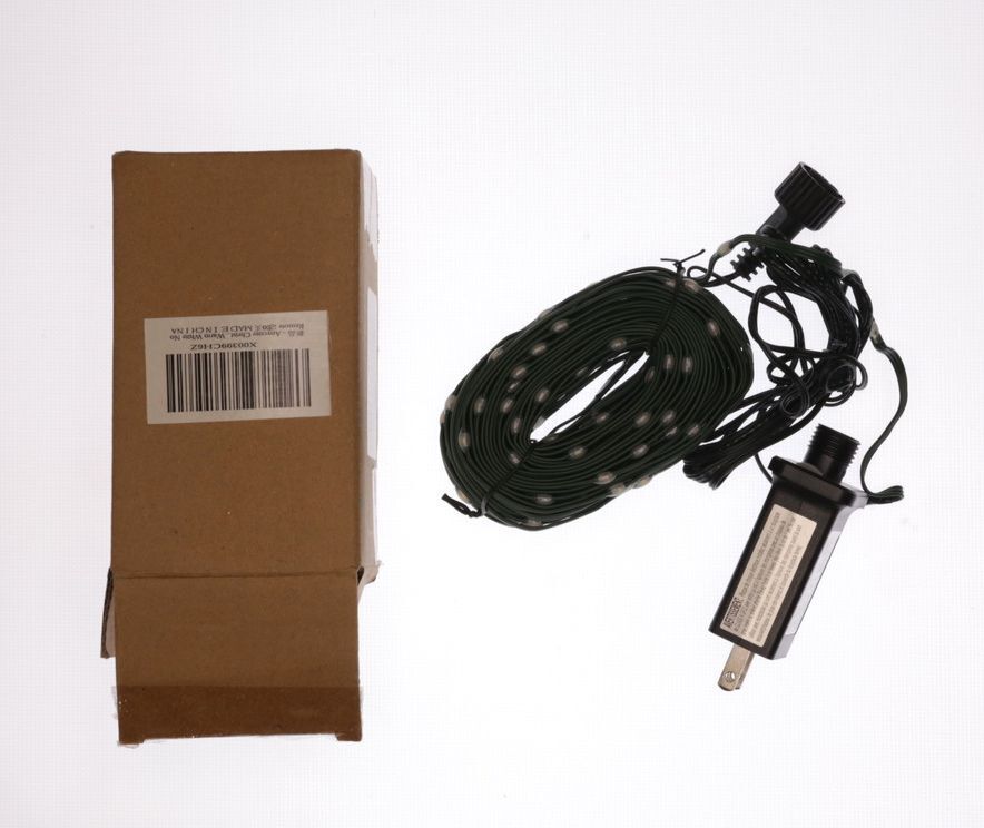NWOT AmazonBasics Warm White & Colors Mini LED String Lights Green Wire A0001415