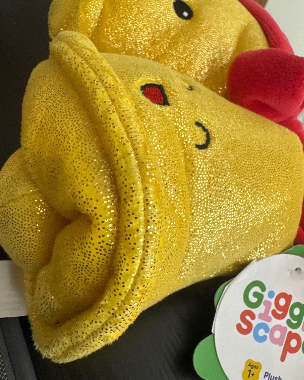 1049 New Giggle Scape 8” Plush Christmas Bells do Ring Stocking Stuffer A0001049