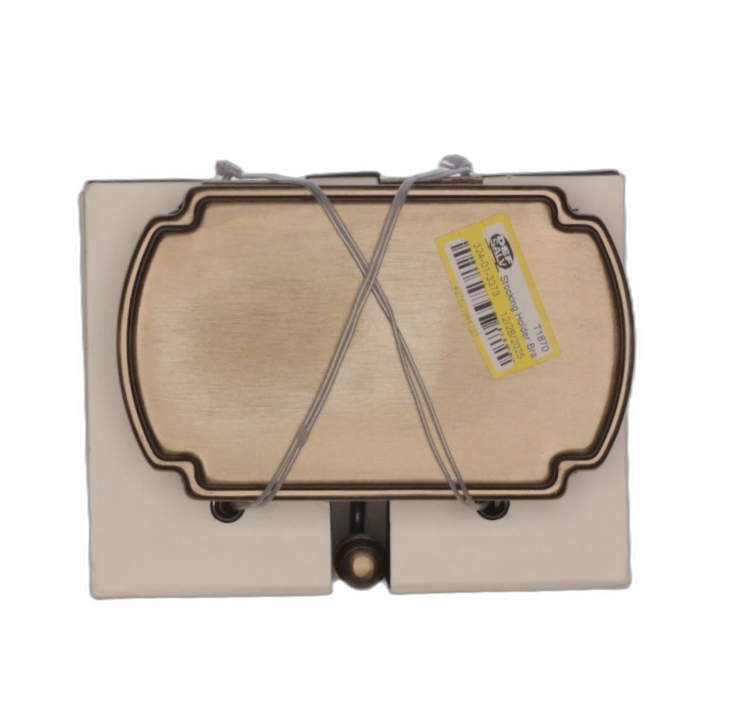 1289 NWT Hearth & Hand with Magnolia Brass Stocking Holder, 1 Count | A0001289